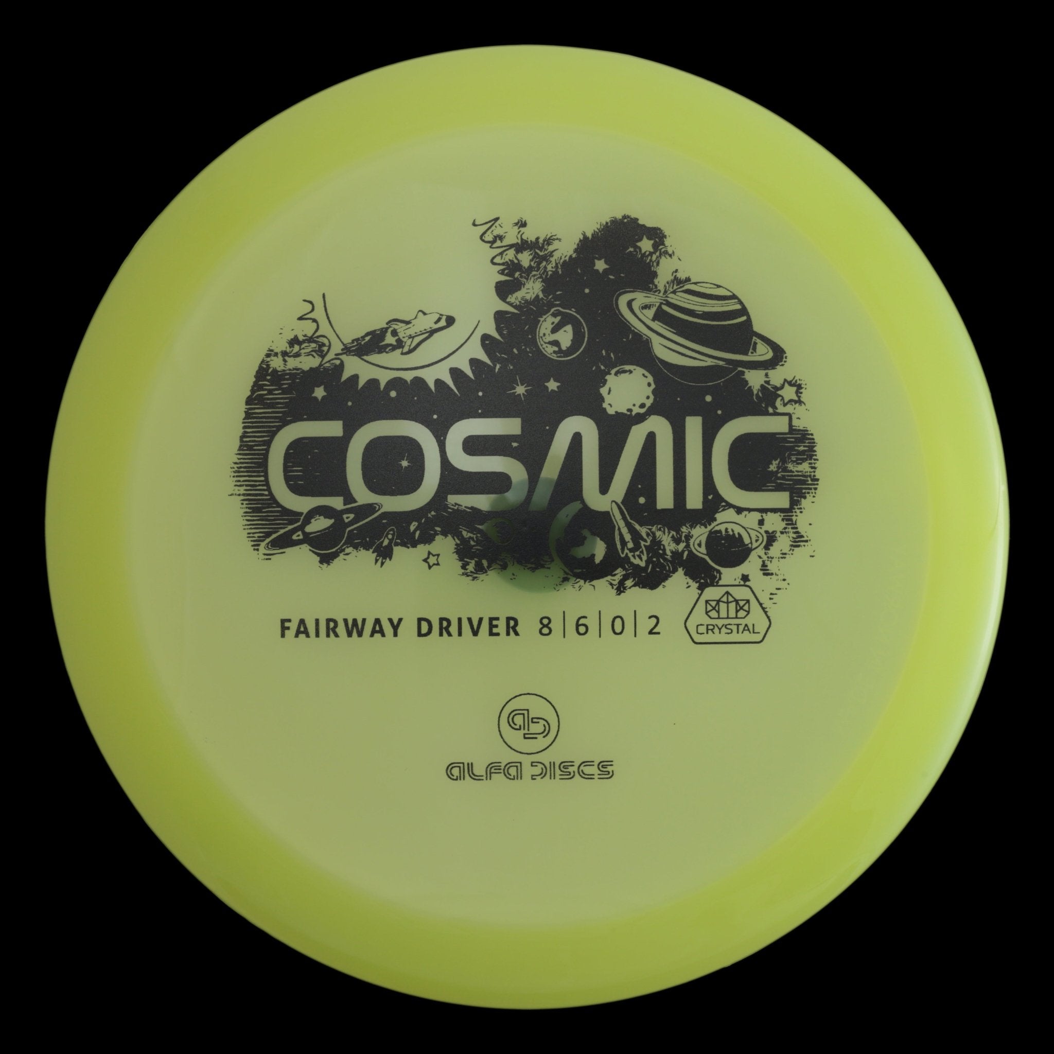 Cosmic | Crystal -Yellow-Alfa Discs-178--7073075002241-Bra Kompis